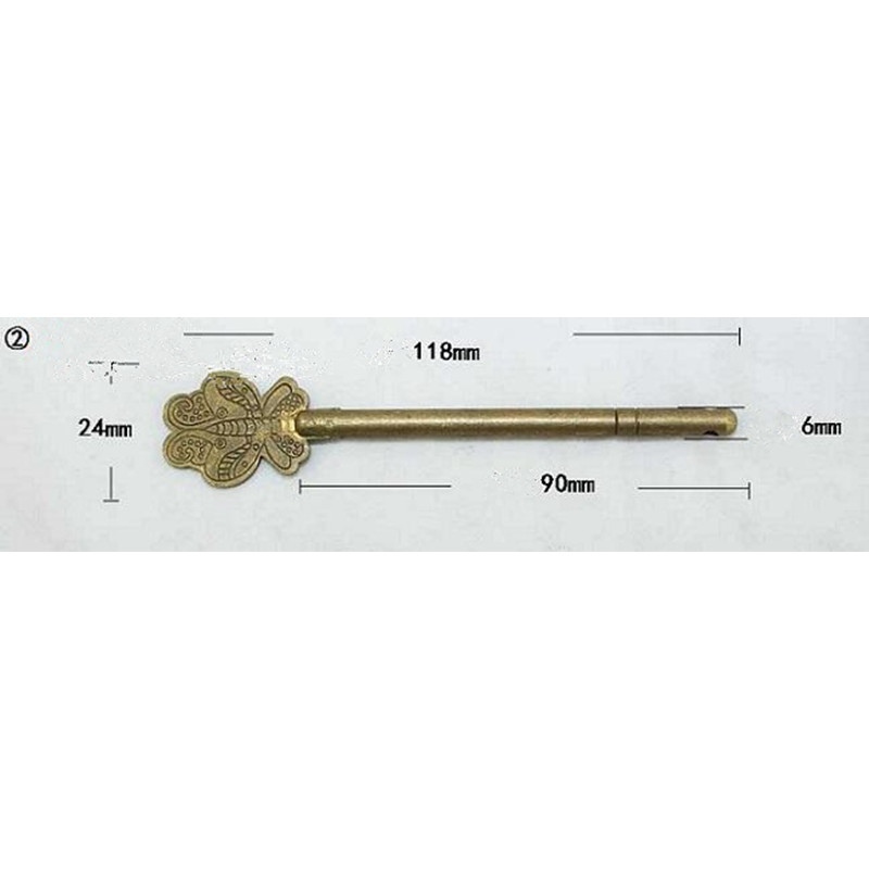 3 st antika möbler hårdvara mässing / antik koppar lås bult låsning stängning stift skåp dörr lås lås låsstift för möbler: 118mm