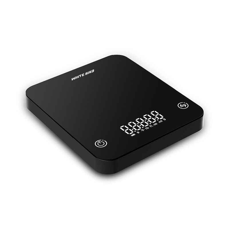 2kg/0.1g elektroniczna waga robić kawy wlać Espresso sprytny skala automatyczny pomiar czasu cyfrowy doprowadziło kuchnia gotowanie pieczenia wagi