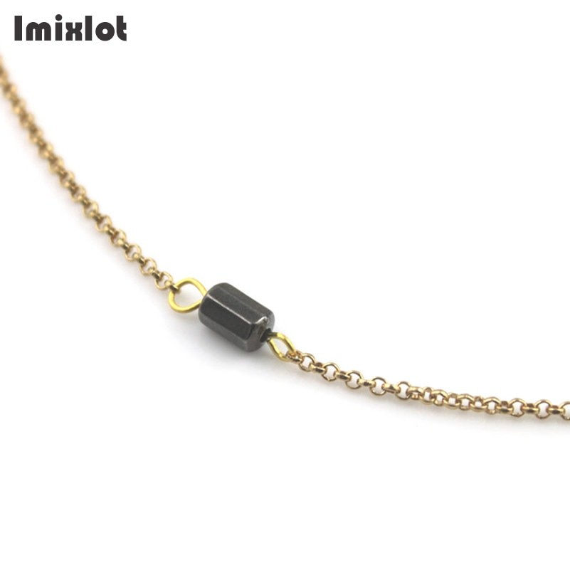 Zonnebrillenkettingen, lanyardriemen, kettingen voor brillen, zwarte metalen kralenkoorden, leesbrillen, brillenaccessoires