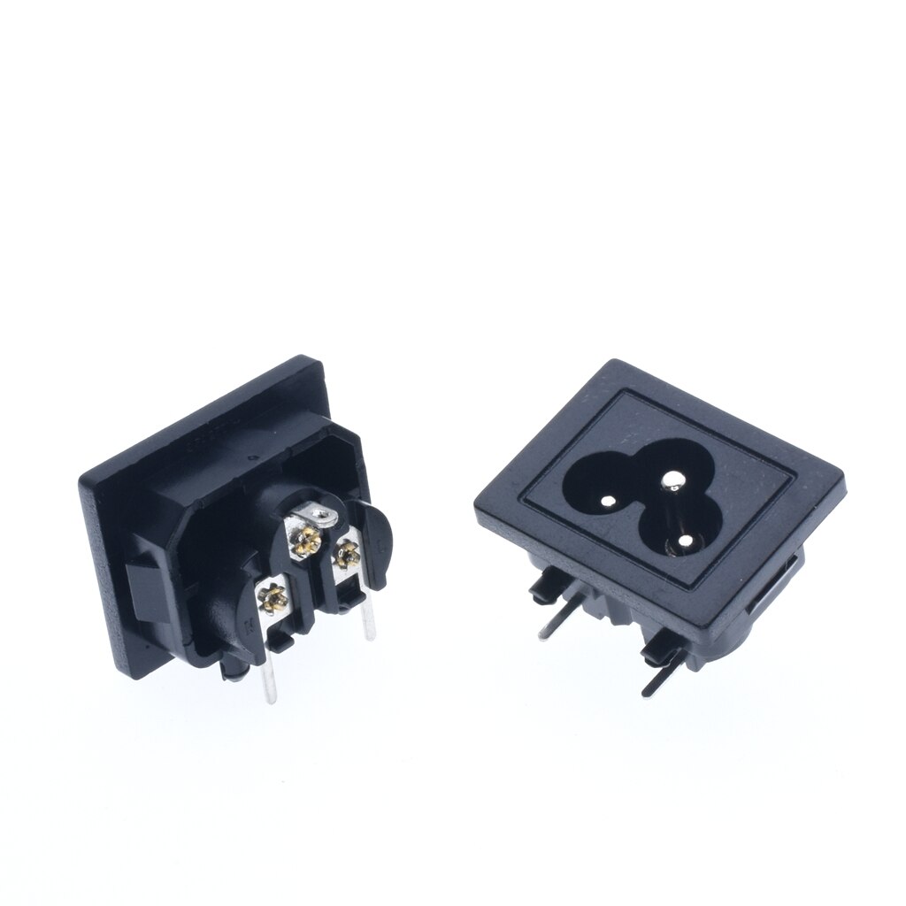 IEC 320 connector C6 CE ROHS ac power socket 250V 2.5A