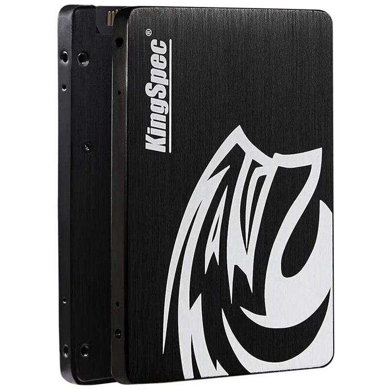 Kingspec 360Gb Ssd 2.5 Inch Harde Schijf SATA3 Interne Solid State Drive Zwart 10X6.9X0.9Cm