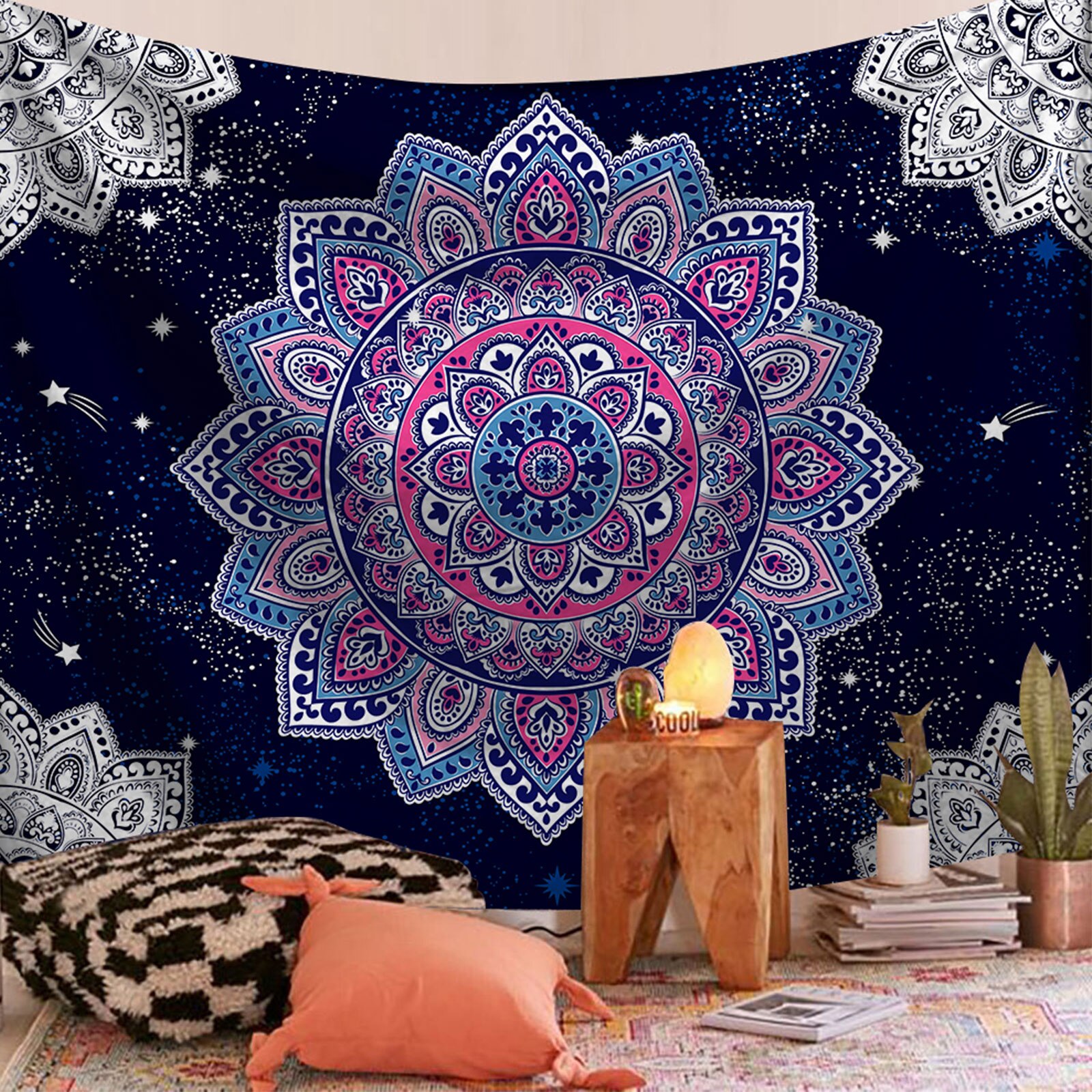 Mandala Tapestry Wall Hanging Bohemian Spiritual Tapestry Indian Hippie Wall Carpet Hanging Decor for Room D\\u00e9cor: E