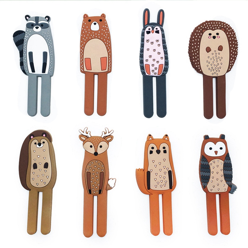 Unieke Multifunctionele Cartoon Dieren Magnetische Haken Verwijderbare Decoratieve Koelkast Sticker Koelkast Bericht Magneet Sleutel