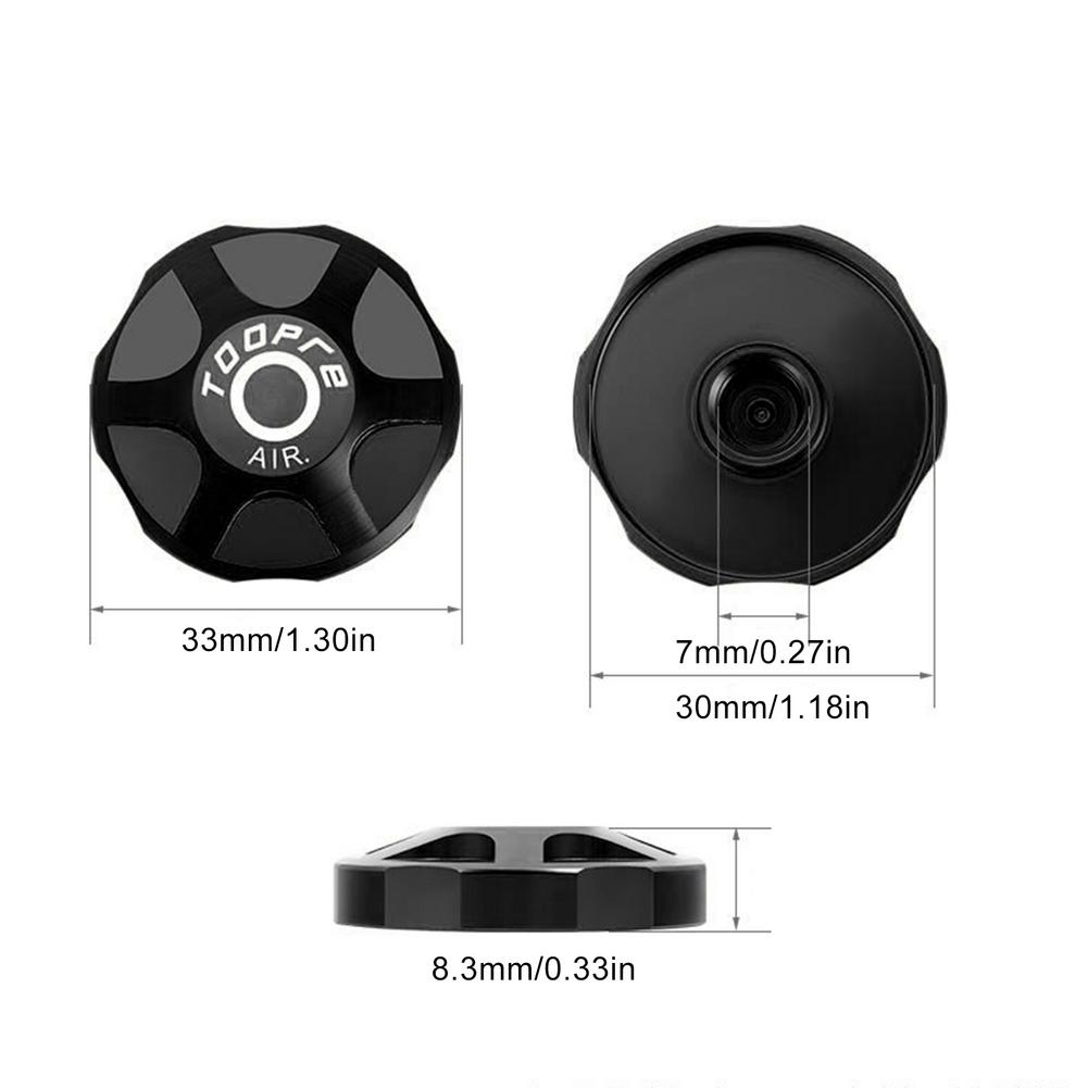 Fiets Verende Voorvork Cap Onderdelen Vork Schouder Cover Mountainbike Lucht Vork Protector Aluminium Stofkap Mtb Onderdelen: Black