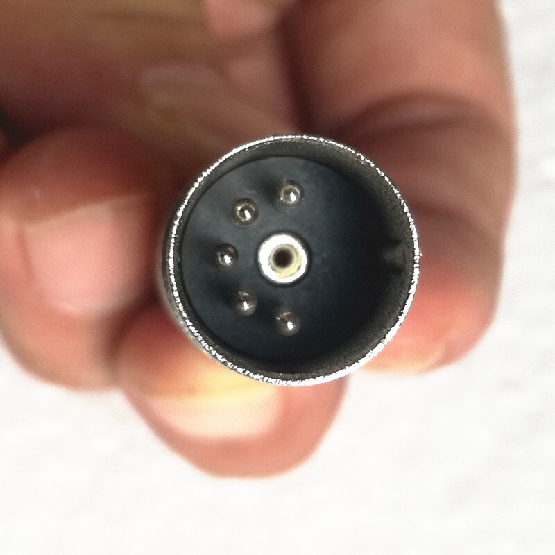 5 Stift Lärm Stecker stecker männlich Jack Metall Silber überzog stecker