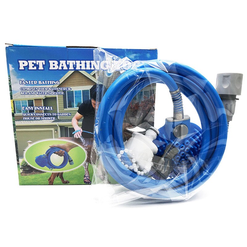 Universele Multifunctionele Huisdieren Honden Katten Massager Douchekop Handheld Huisdieren Spuit Bad Borstel Wassen Levert: Bath Set