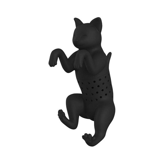 Cat Silicone Tea Infuser Filter Reusable Silicone Animal Tea Bag Coffee Tea Leak Kitchen Teabag Herbal Spice Diffuser Strainer