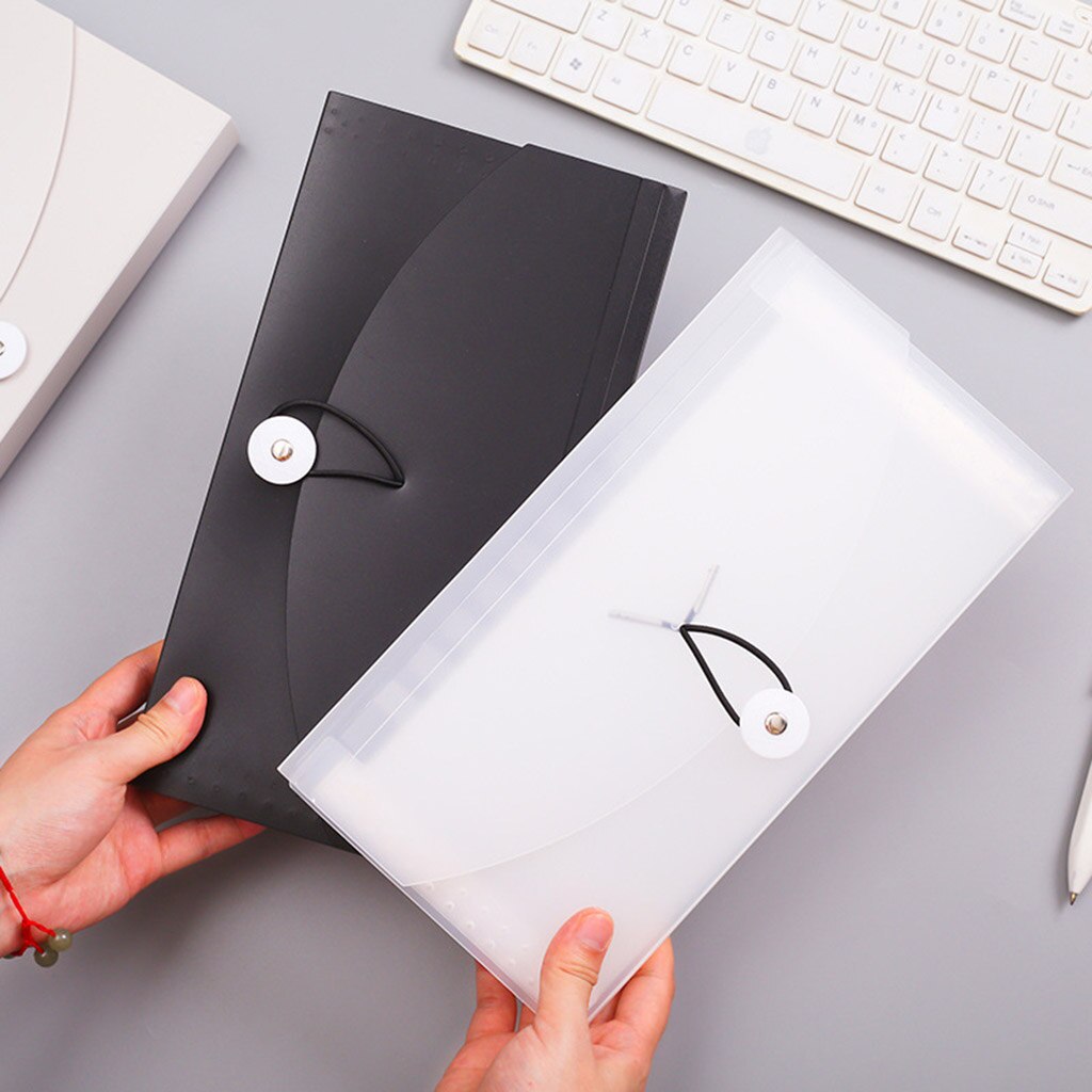 B6 Expanding Document Folders with Tabs Spring Button Closure Portable B6 Document Holder 13 Pockets for Office Home