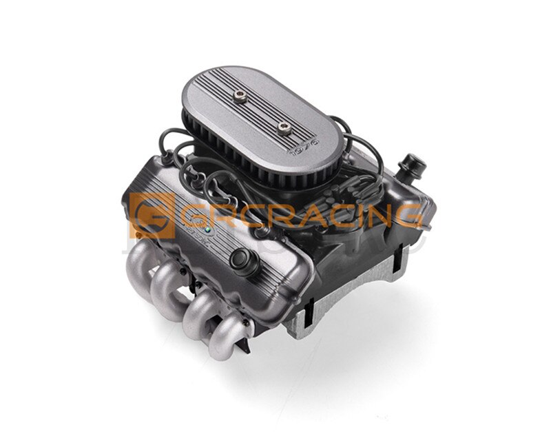 GRC 1976 1/10 di simulazione V8 cappuccio ventola del radiatore F76 radiatore motore G164come: Default Title