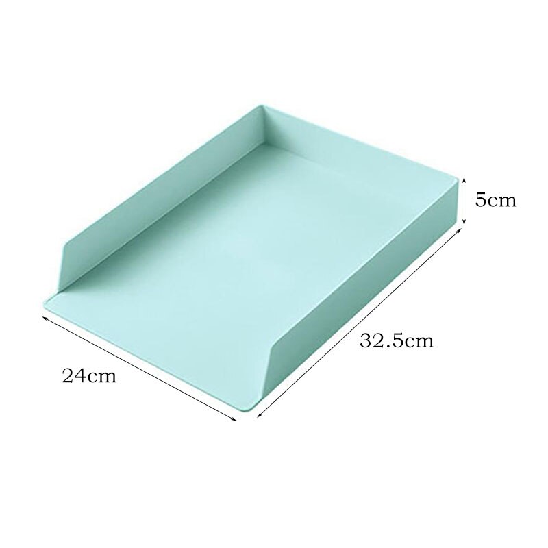 Office Stackable Storage Box Desktop Multi-purpose Stationery Document Paper Organizer Tray A4 File Folder Phone Pen Holder Box: 6
