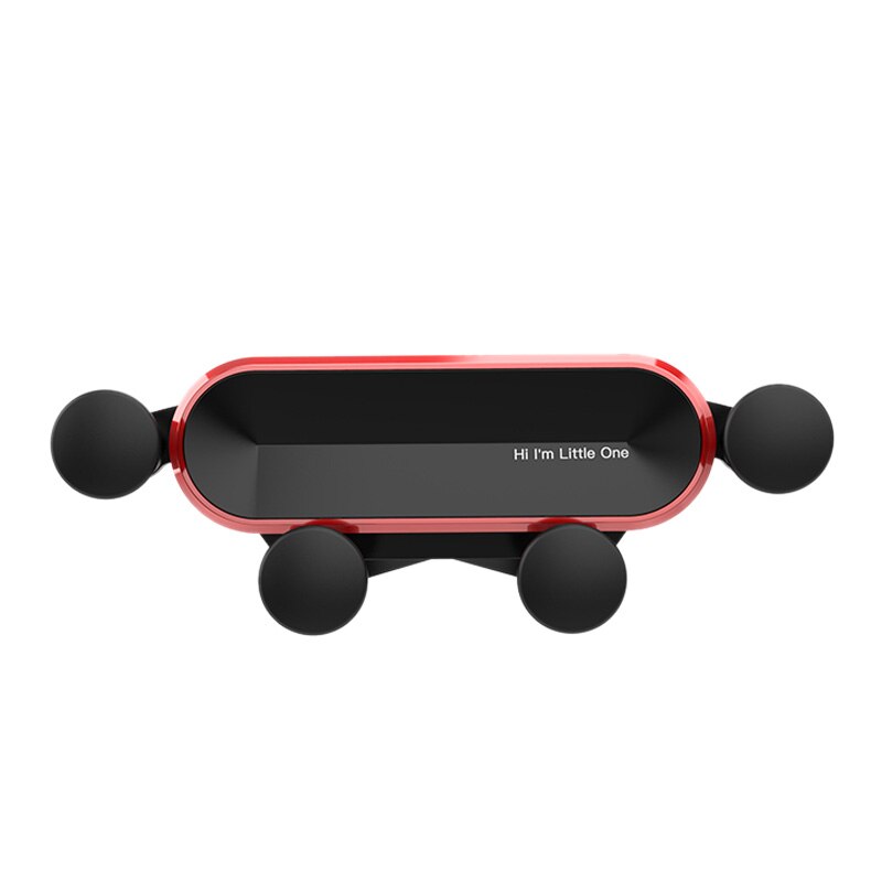 Universele auto mobiele telefoon zwaartekracht ventilatierooster montagebeugel uitlaat clip telefoonhouder 360 graden rotatie voor iphone samsung