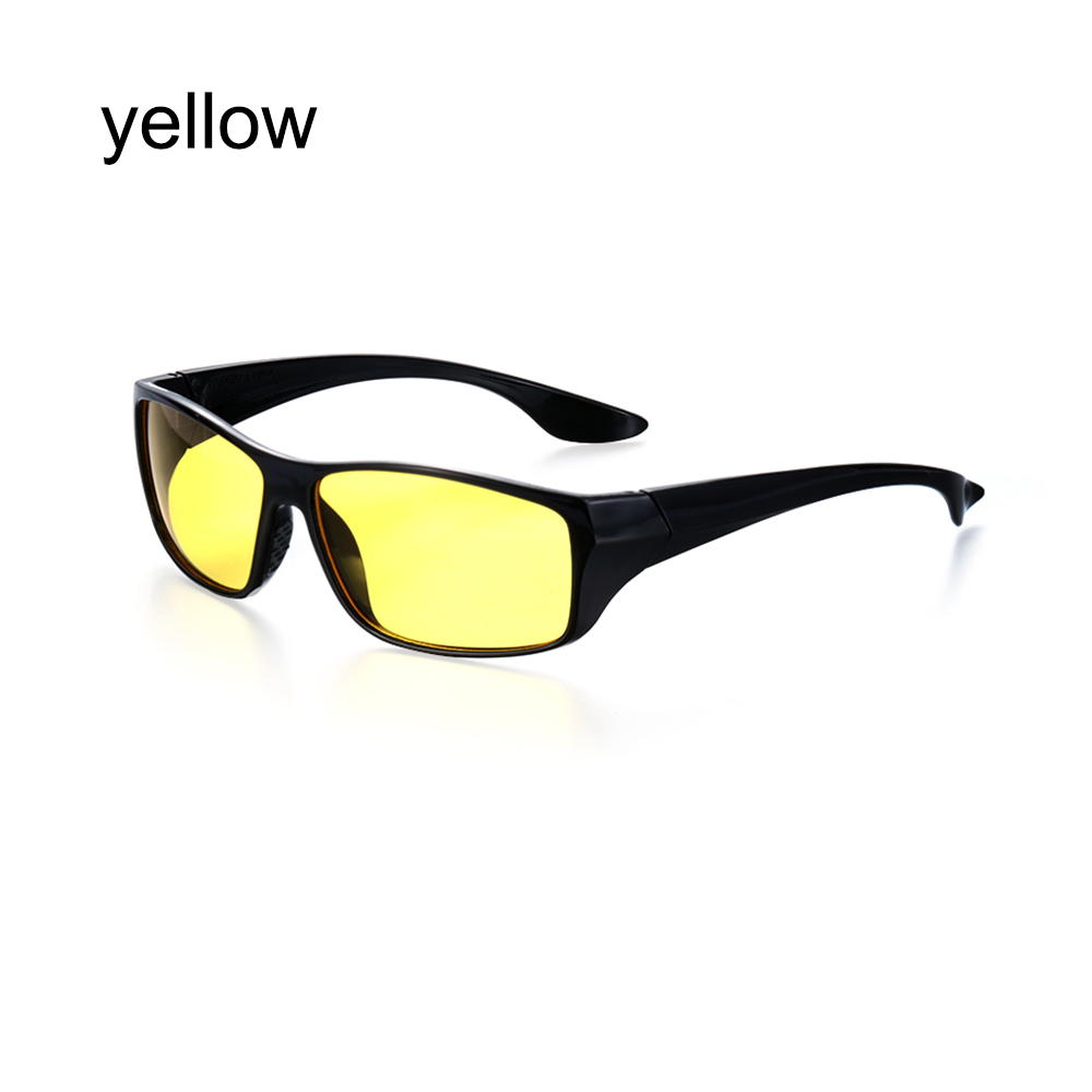 Unisex Night Driving Glasses Anti Glare Night Vision Glasses HD Polarized Yellow Tint Fit Over Wrap Around Eyewear for Men Women: yellow