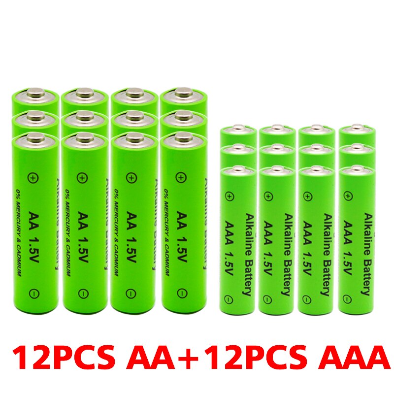 1.5v AA 3800 mAh+1.5vAAA 3000 mAh Alkaline1.5V Rechargeable Battery For Clock Toys Camera battery