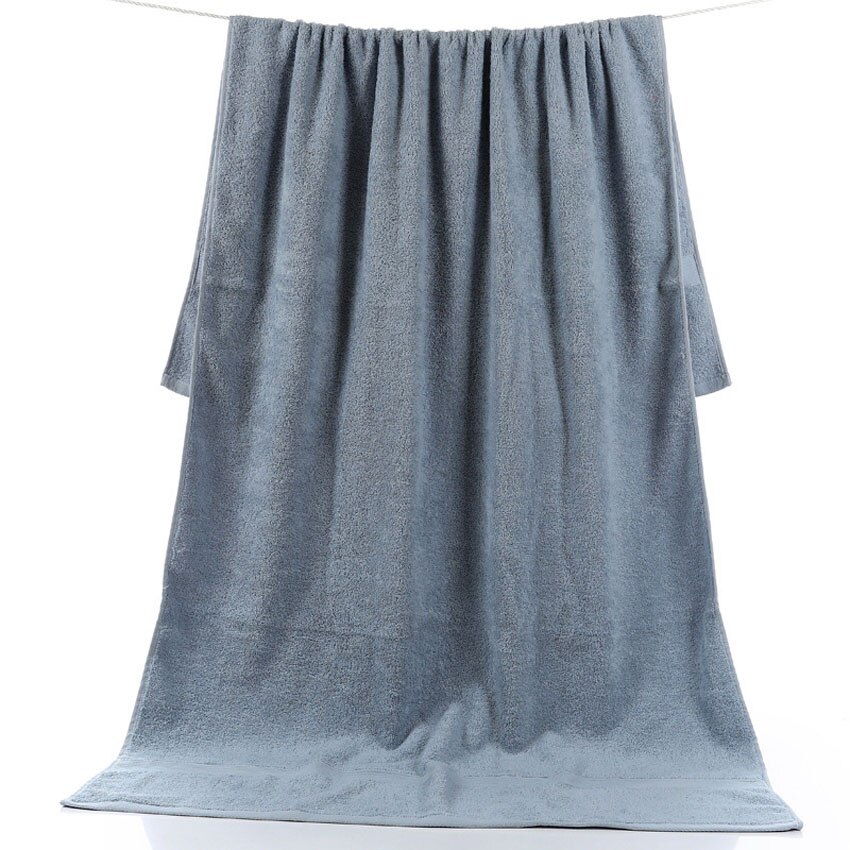 90*180cm Large Thick Bath Towel 100% Cotton Bathroom Shower Towels Home Hotel For Adults Multicolor toalla de ducha toalha: Grey