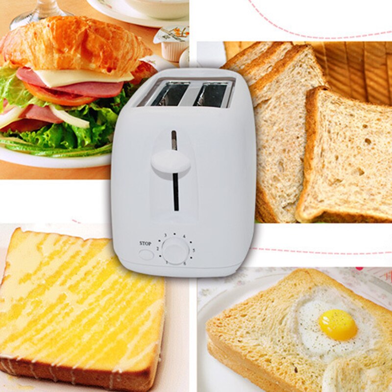 Costway automatique grille-pain chauffage et dégivrage multi-fonction machine à pain ménage petit déjeuner grille-pain mini machine à sandwich