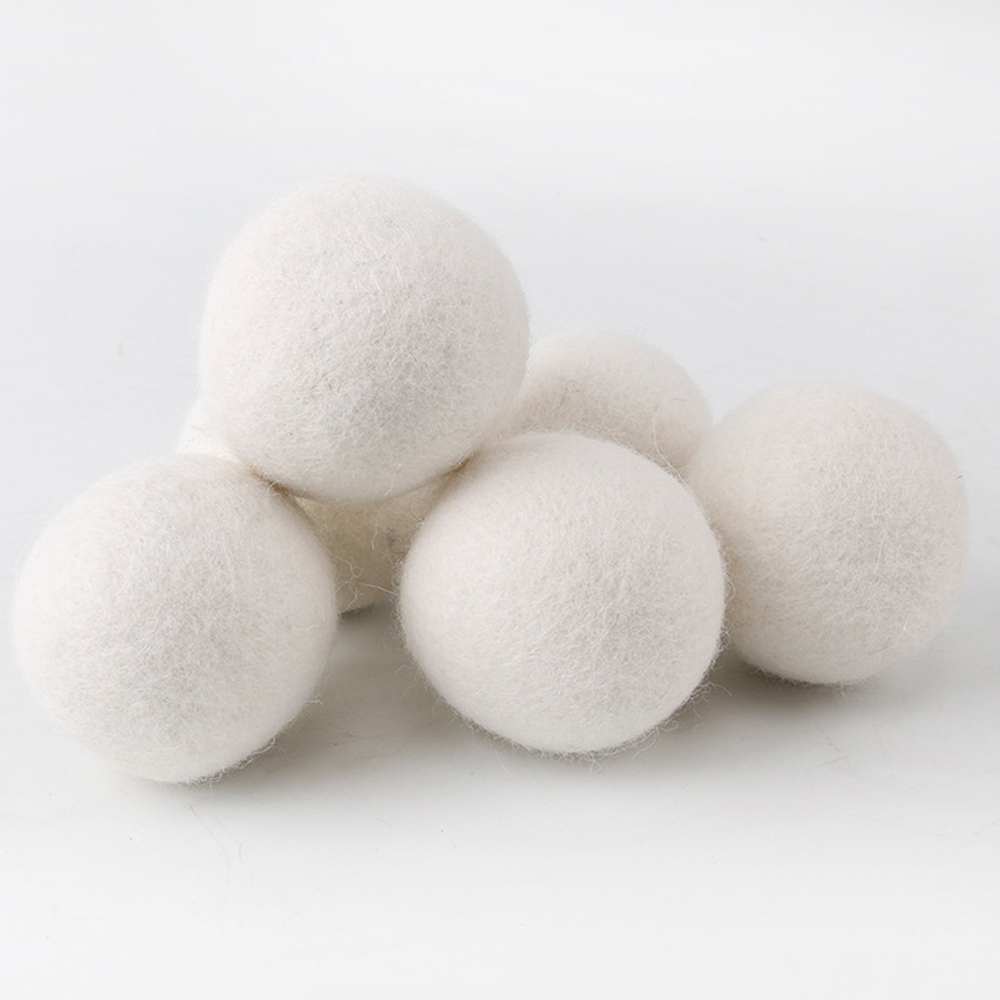 6/7cm Wool Dryer Balls Reusable Softener Laundry Laundry Ball Home Washing Balls Wool Dryer Balls Washing Machine Accessories