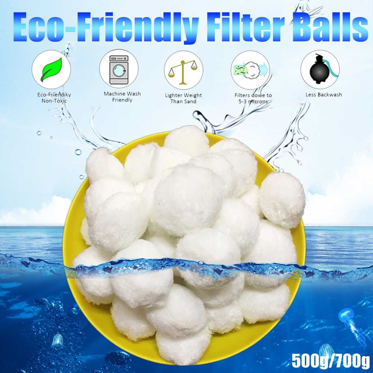 Zwembad Filter Ballen 1Pc Alternatief Voor Zand Draagbare Huishoudelijke Benodigdheden Filter Systeem 500/700G Filter Cleaning Ballen