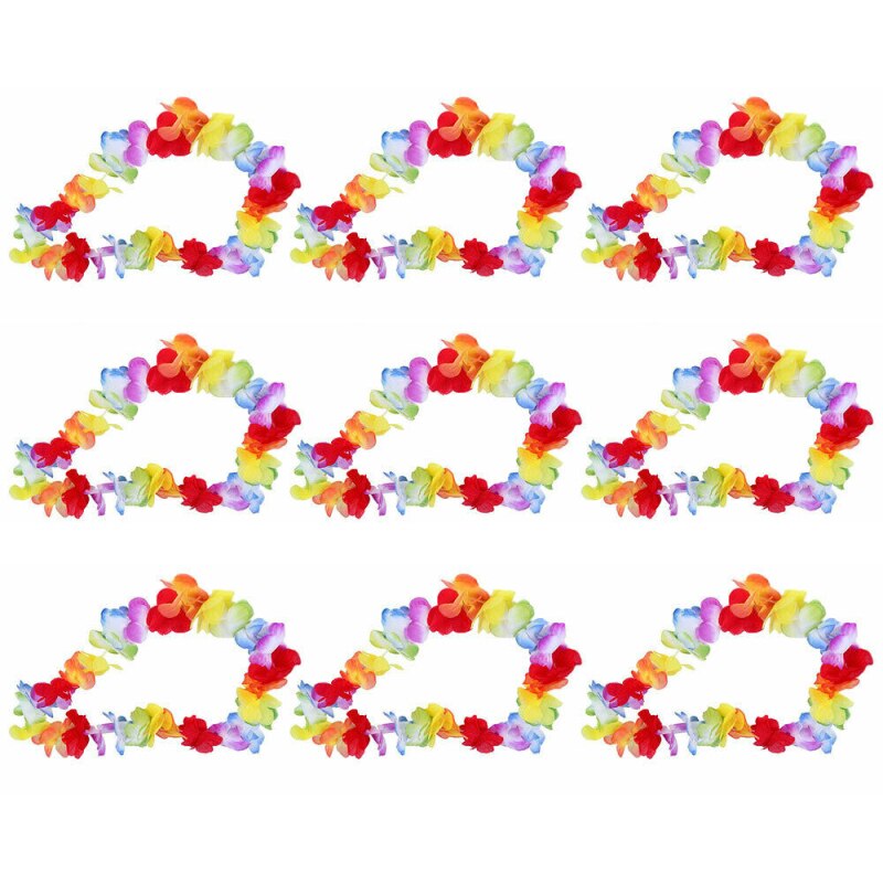 HAWAIIAN LEI Blumen Girlande - 48cm Halskette Für Hawaii Party & Kostüm
