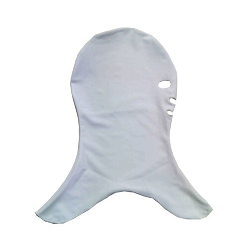 Swimming Hood Hat Anti-UV Swimming Hat Protection Wetsuit Face Mask Swim Cap Nylon Scuba Diving Facekini: White