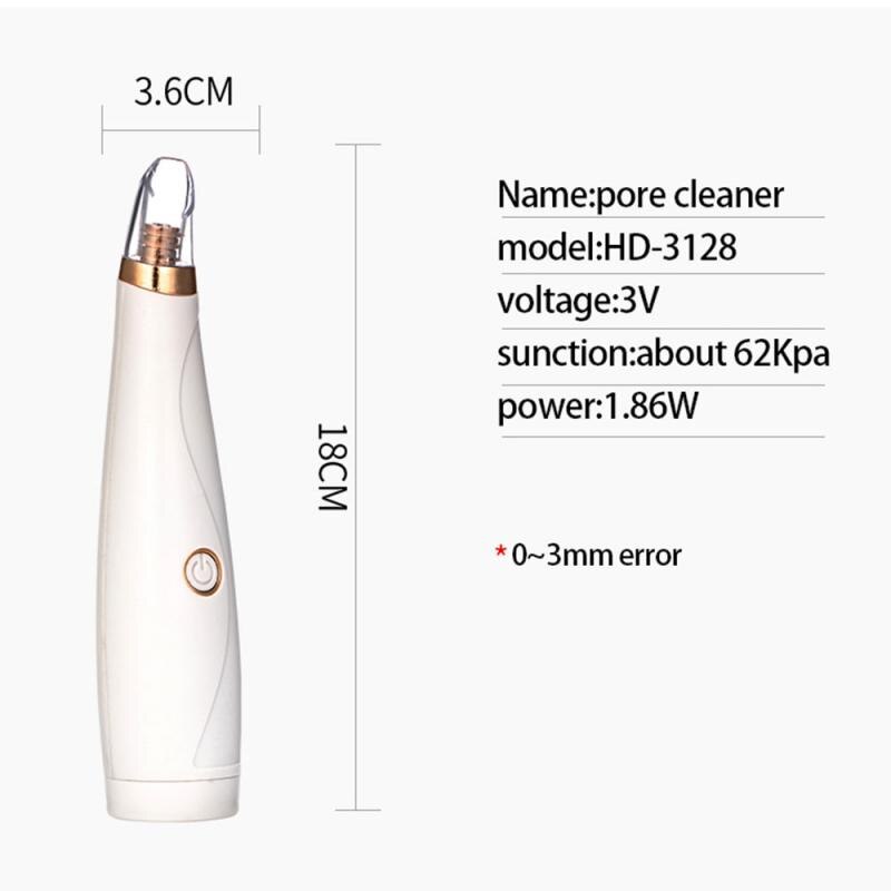 Blackhead Remover Skin Care Pore Vacuum Acne Removal Vacuum Suction Tool Facial Dermabrasion Machine Face Clean Blemish Removers