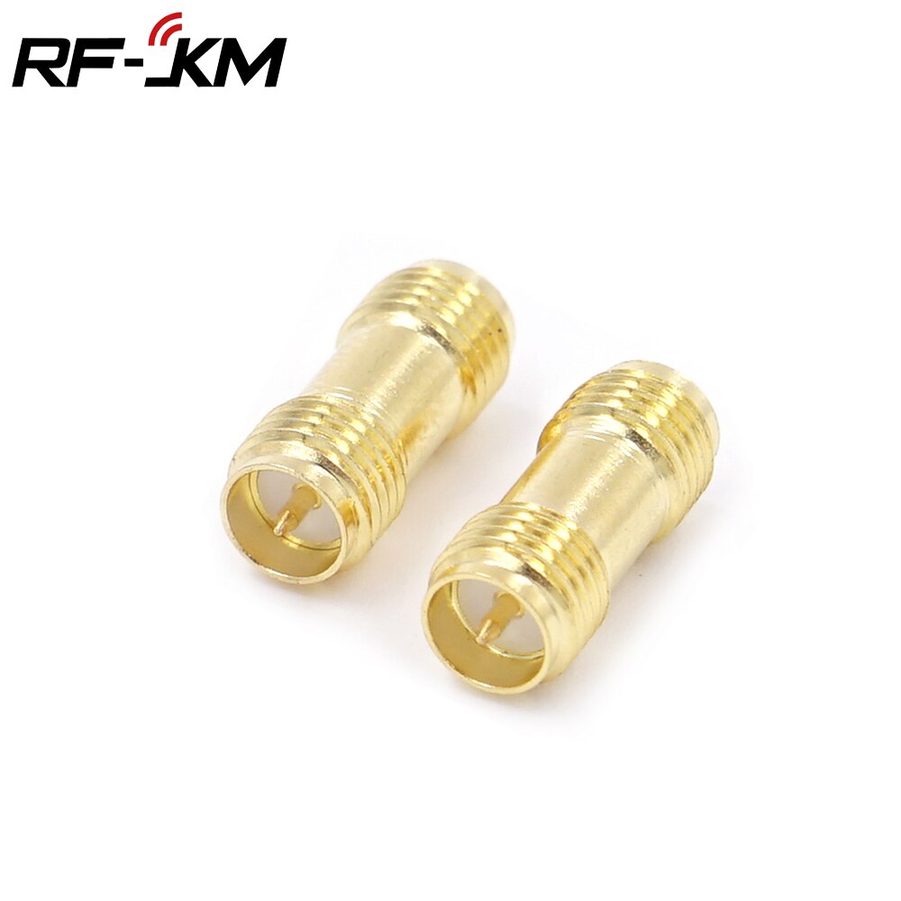 1PCS RP SMA Male Female to RP SMA Male Female Adapter RF Coax Coupling Nut barrel Connector Converter For WIFI 4G Antenna: Silver