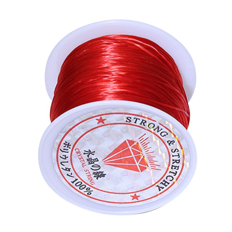 Diy Sieraden Maken Cords Lijn Sterke Elastische Crystal Frezen Cord 1Mm Voor Armbanden Stretch Discussie String Ketting