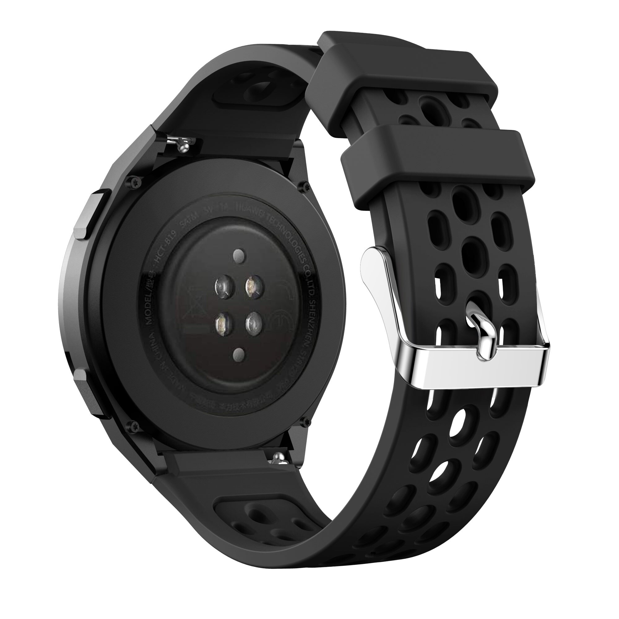 Correa de silicona para reloj deportivo GT2e, original, 22mm, para Huawei Watch GT 2e GT 2e: Black