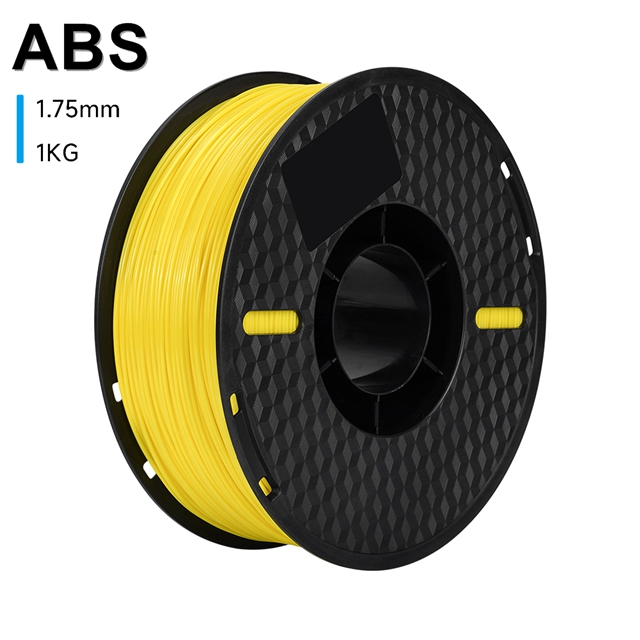 Filamento ABS KINGROON, 1kg, 1,75mm, plásticos ABS de ingeniería de alta resistencia para impresora 3D, Material de impresión 3D, negro, blanco y gris: YELLOW
