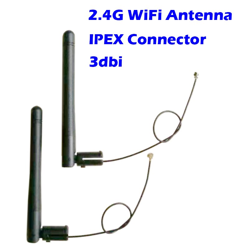 Router Antenne 3dBi mit Ipex-anschluss Omni 1,13 Kabel für kabellos Router, Omni Antenne Booster, für zigbee, Blau Zahn, Hotspot