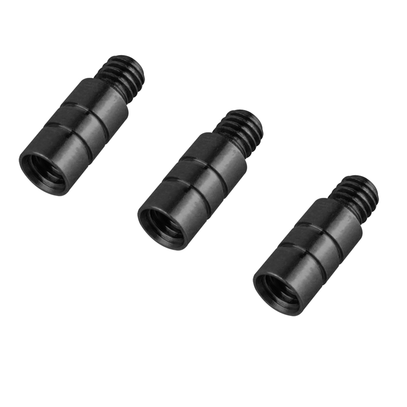 CyeeLife 3 pezzi 2g Peso per freccette Aggiungi strumento accentuatore Accessori per freccette con filettatura in rame 2BA: nero