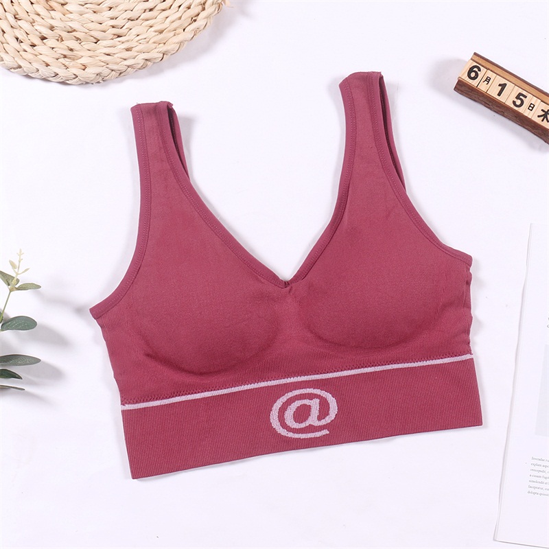 Women Bra Top Ins Style Bralette Tube Tops Breathable Tank Tops Seamless Bra For Women Strapless Plus Size B0193: Pink