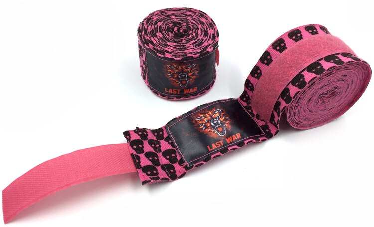 Elastische Kinder Erwachsene Sparring MMA Muay Thai Boxbandagen Martial Arts Boxing Bandagen 3 5meter Sanda Handgelenk Schutz Getriebe DEO: Rosa / 3 meters