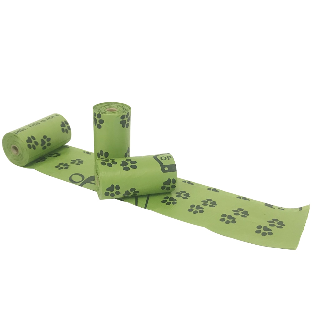 Lavender Scented Eco Friendly Dog Poop Bags 135 Bags with Vegetable Biobase Dispenser or 150 Bags No Dispenser Cat Waste Bags