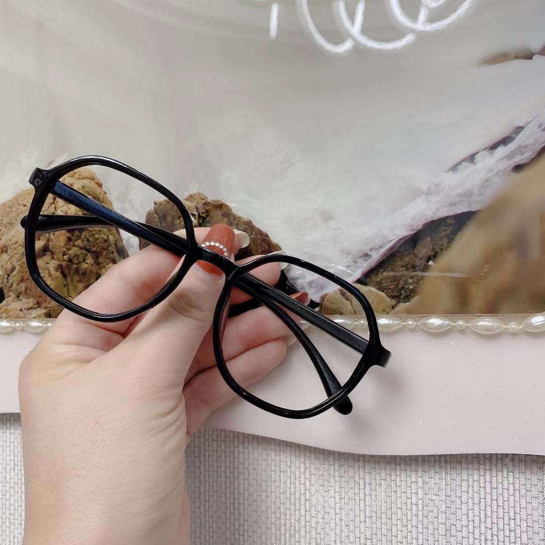 Gafas con montura poligonal de , gafas para miopía, gafas para miopía para hombres y mujeres, gafas antiluz azul con dioptrías menos-1,0