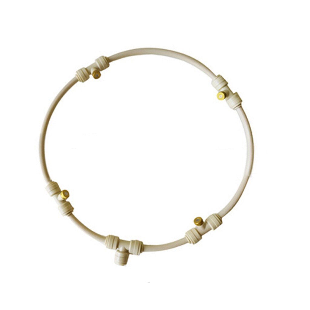 Outdoor Misting Cooling System Kit For Greenhouse Garden Patio Waterring Irrigation Mister Line Ring Mist Garden 3m Hose#ljc: Yellow