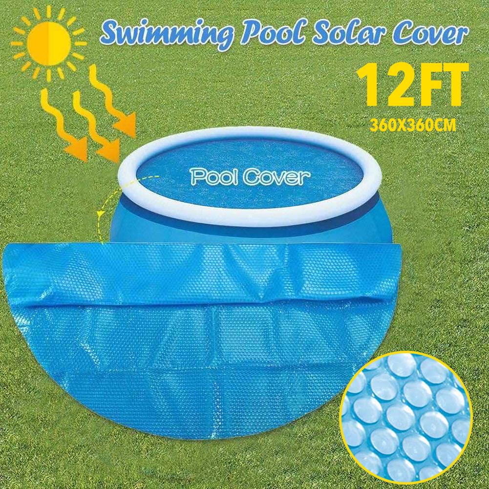 Swimmingpool solafdækning regntæt stærk og holdbar uv-resistent støvtæt gulvklud mat dæksel udendørs bobletæppe: 03