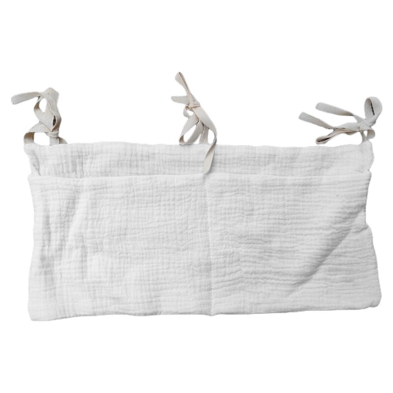 Sac de rangement pour jouets, bouteille de couches en coton pour berceau, sac de rangement pour jouets, utilisé pour ranger les vêtements de bébé, facile à accrocher,: W