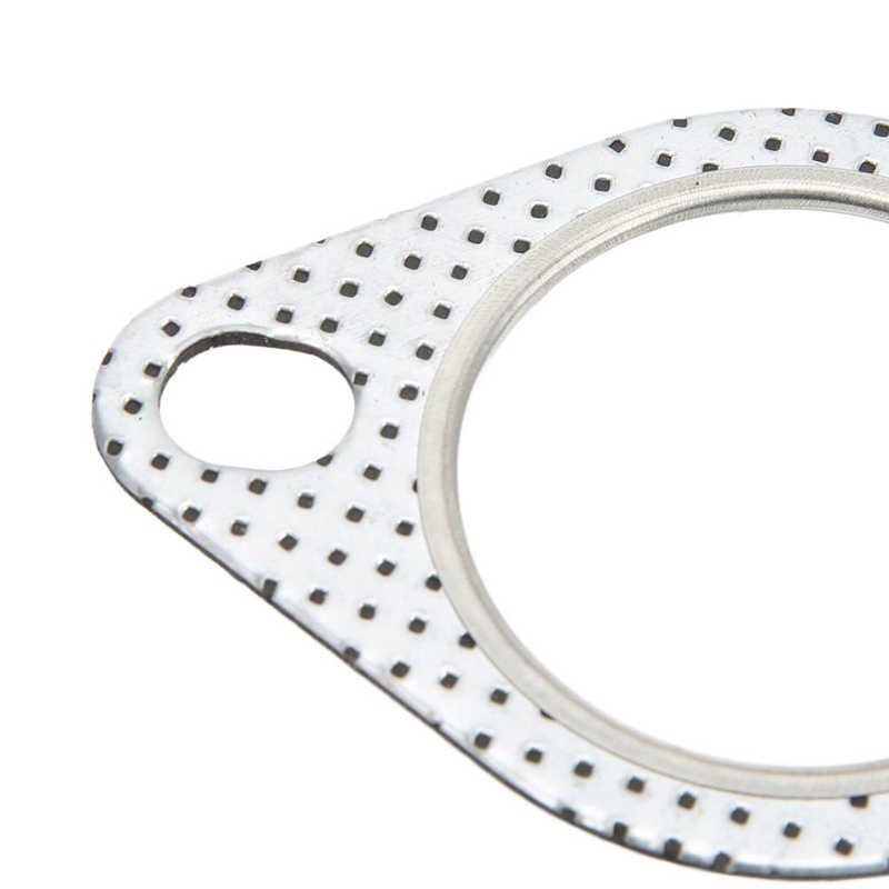 2in Exhaust Pipe Flange Gasket 2 Bolts Heatproof Universal for Turbo Elbows Down De Cat Pipes Exhaust Pipe Gasket