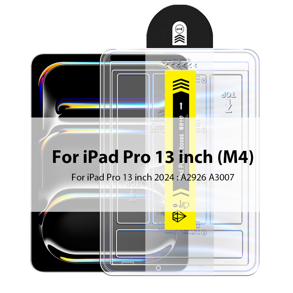 Gehard glas voor Ipad Air 5 4 3 2 1 Pro 13 11 M4 M2 2024 12.9 Screenprotector voor Ipad 10 9 10e 9e Gen 10.9 Mini 6 8e 10.2: Beige