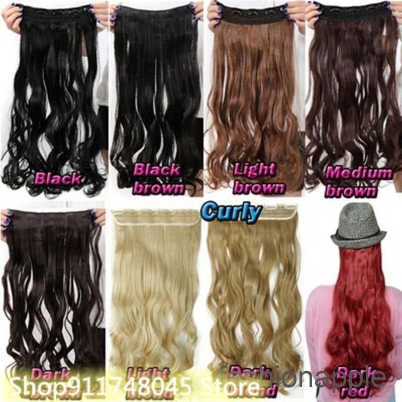 10024th; J&S Hair Extensions Wig Clip Big Layer Long Wavy Curly Wigs