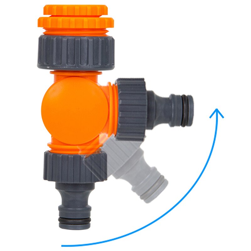 1X Quick Connector Rotatable Water Tap Splitter Irrigation Agriculture Quick Water Connector Water Control Valve