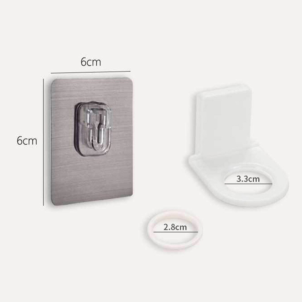 1pcs Shower Gel Bottle Holder Wall Hanger Shower Gel Wall Type Non-Marking Hook Waterproof Moisture-proof Strong Adhesion Hook