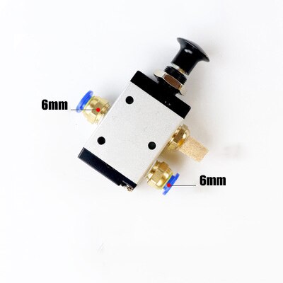 Lucht pneumatische schakelaar regelklep handbediende hendel bediende regelklep handmatige trekklep: 3 r 210-08 6mm