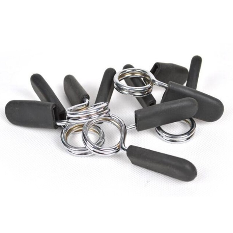 1 Piece 24/25/28/30 Mm Barbell Clamp Spring Collar Clips Gym Weight Dumbbell Lock Standard Lifting Kit Barbell Lock