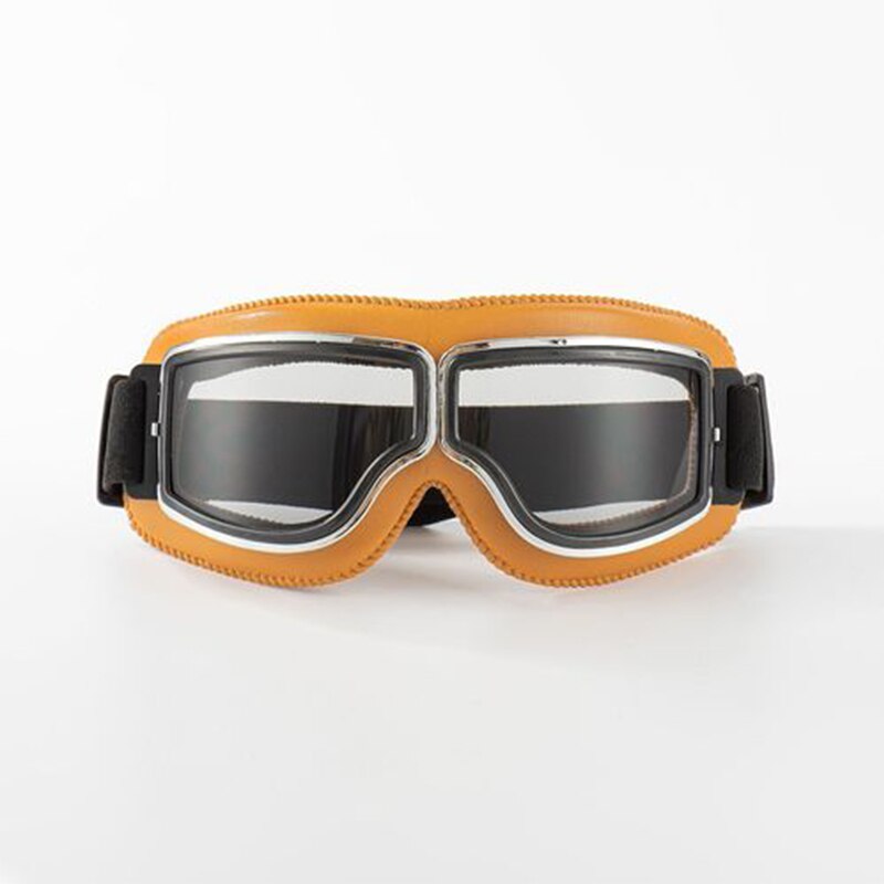 Vintage Motorcycle Goggles Retro Motorbike Scooter Biker ATV Glasses Universal Helmet Goggles Foldable Vintage Off-Road: style 10
