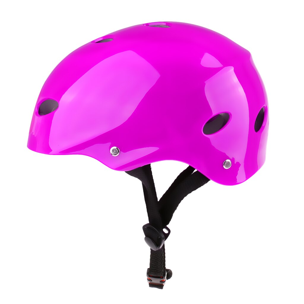 Acqua Sicurezza E Prevenzione Nello Sport del Casco Traspirante E leggero Caschi Per Wakeboard Kayak Canoa Barca Surf Vela Rafting di Skateboard: Purple M