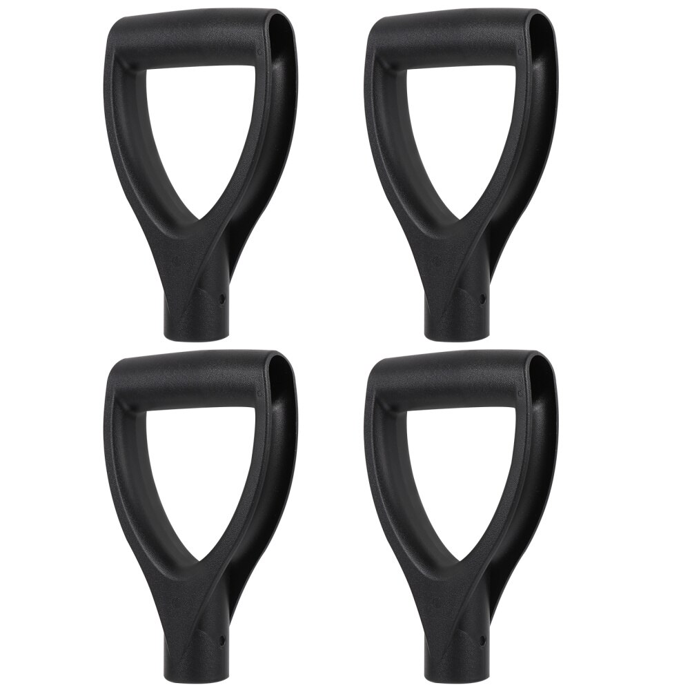 4pcs D Shape Plastic Shovel Handles Iron Shovel Handles Snow Shovel Handles