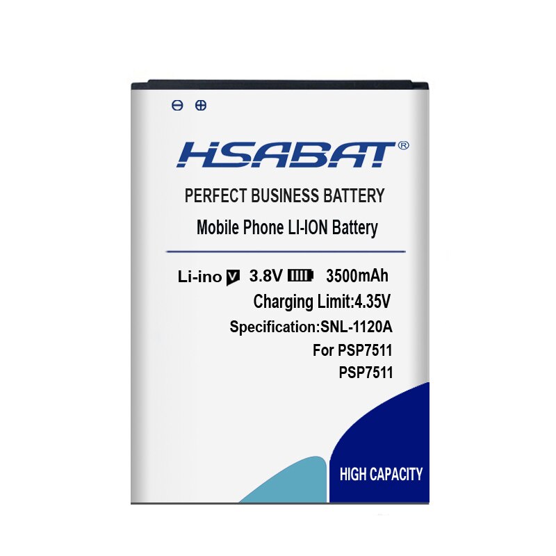 [ HSABAT ] 3500mAh PSP7511 Replacement Battery For Prestigio Muze B7 PSP7511DUO PSP7511 PSP 7511 DUO