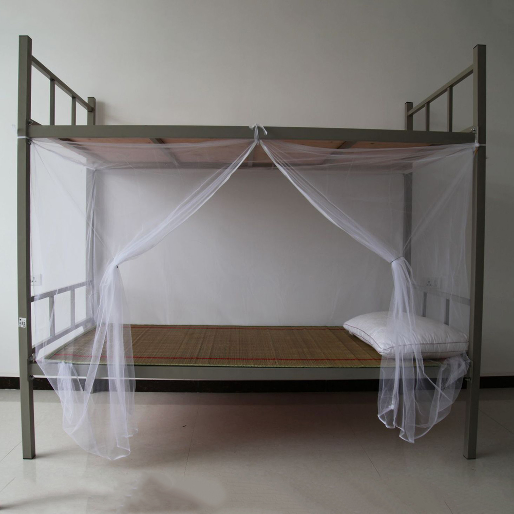 Moustiquaire pour lit superposé, moustiquaire carrée, protection contre les insectes pour la maison et les voyages, bonne circulation d&#39;air, f: 120 190 145cm