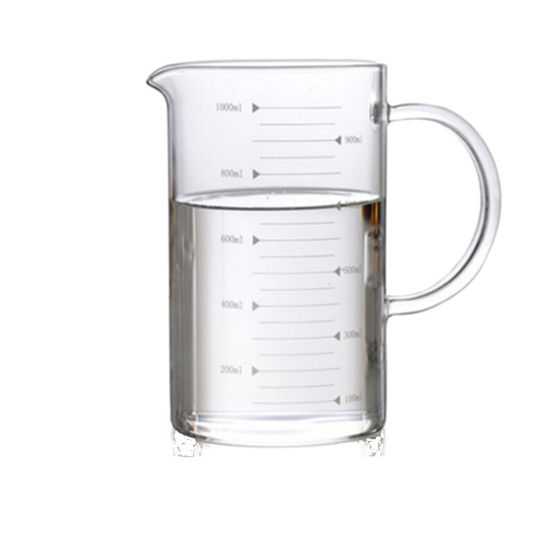 Bamboo Cover Glass Scale Cup Home Department Store Water Cup Custom Measuring Cup Capacity Household Products